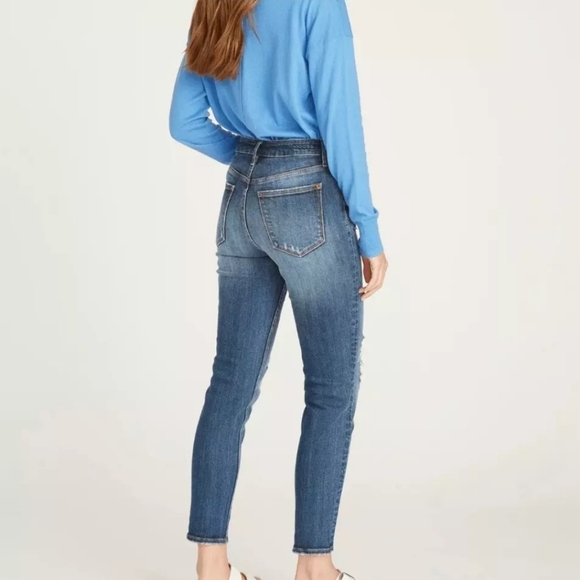 Vigoss Frankie Slim Straight Jeans Womens Casual Dark Wash Casual Pants Size 31 - Picture 4 of 4